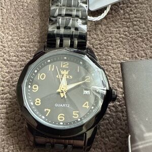 OLEVS Womens Watch Classic Dress Number Analog Quartz Stainless Steel Waterproof